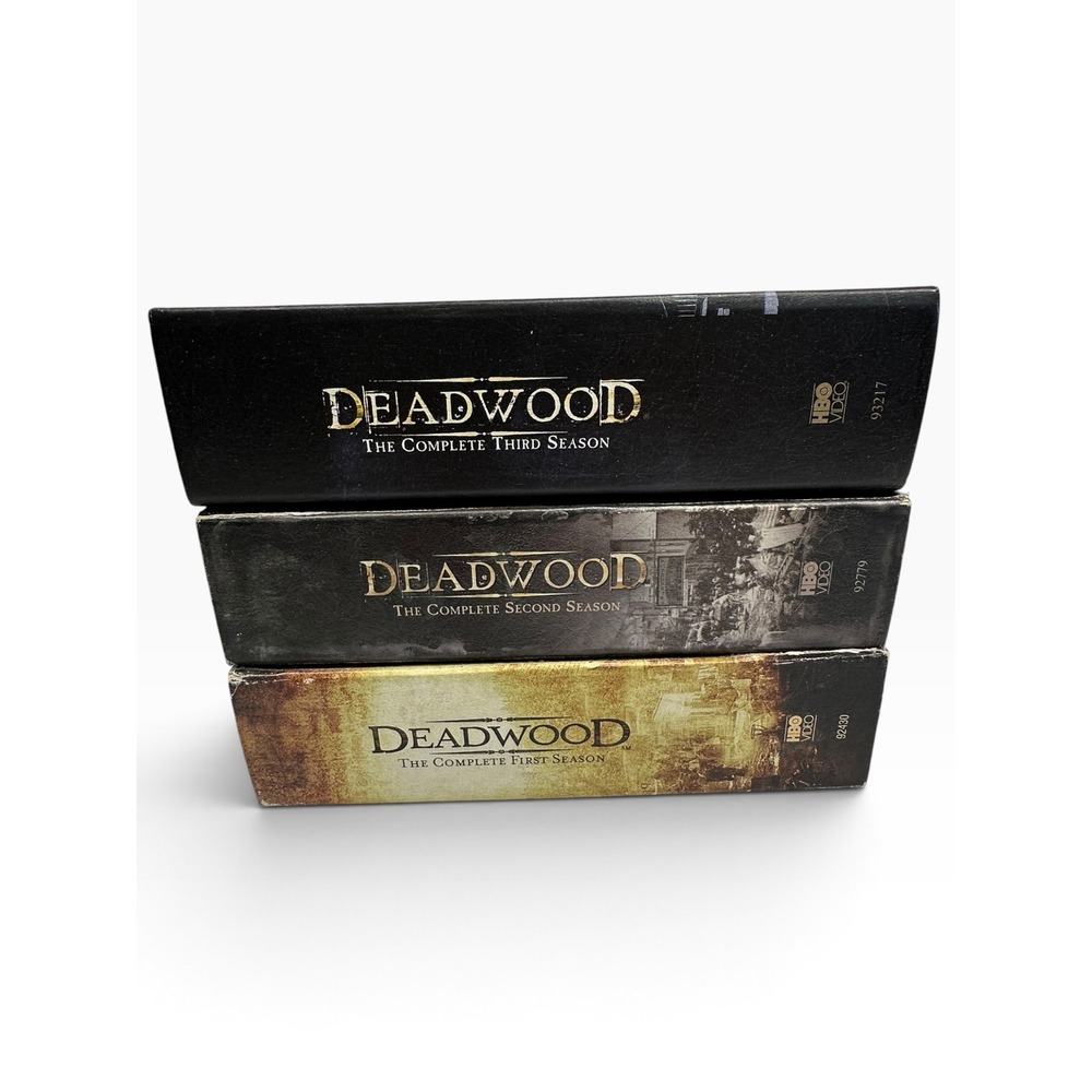 HBO Deadwood DVD Box Set Seasons 1 2 3 Bundle Western Drama TV-MA